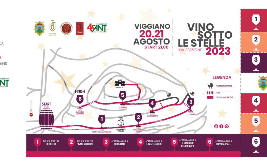 Vino sotto le Stelle 2023 – Il Percorso Enogastronomico