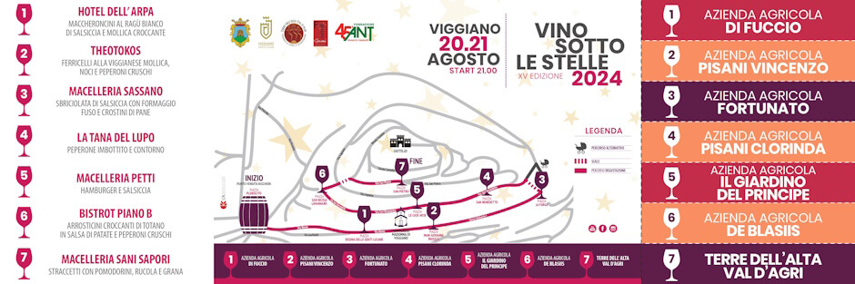 Percorso Vino sotto le Stelle 2024
